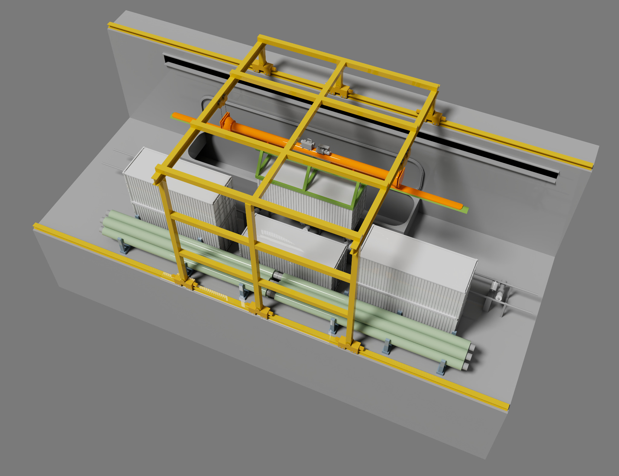 Bridge-crane integration, engineering view 3