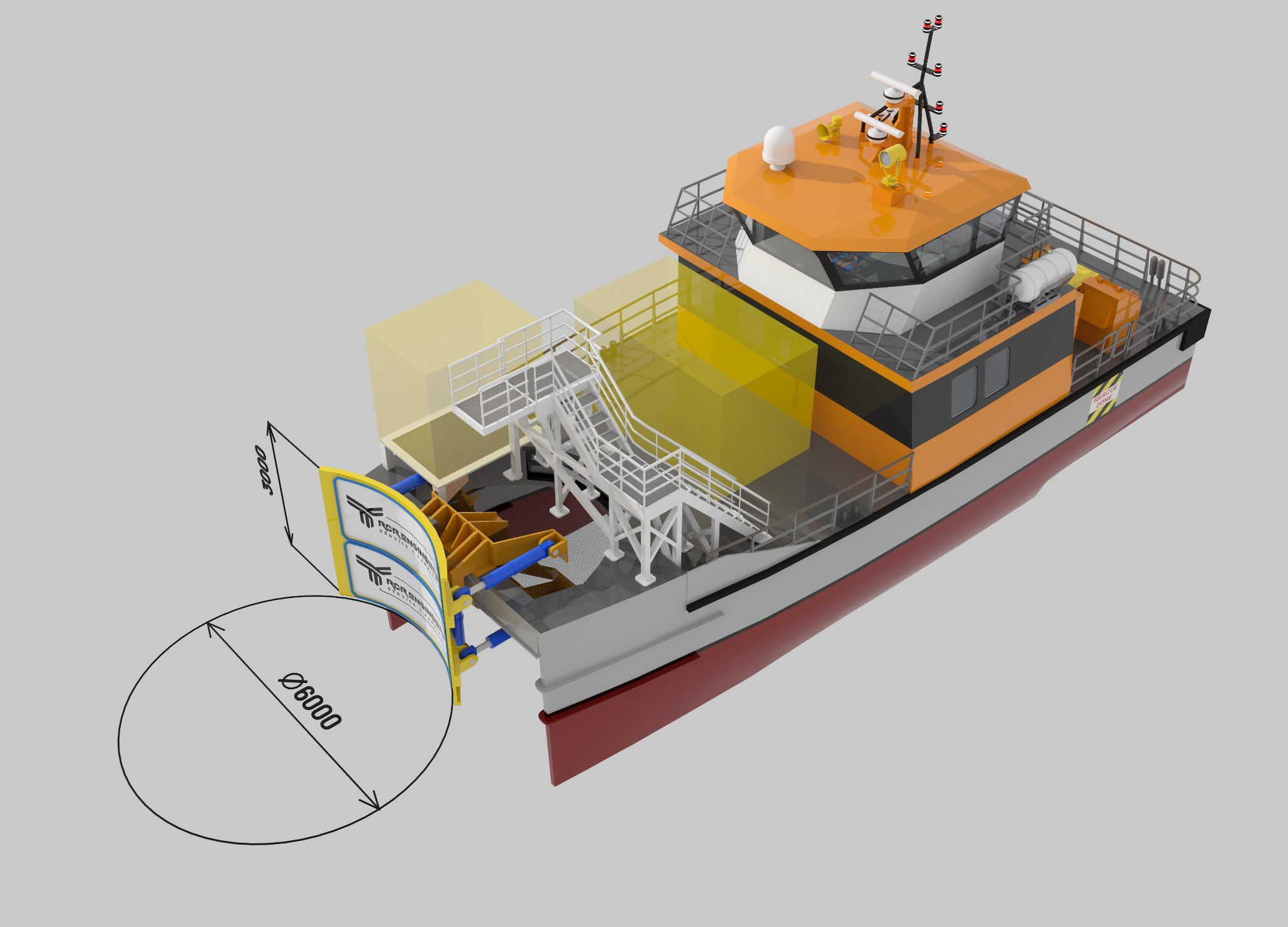Waddenzee offshore suction system, engineering view 2